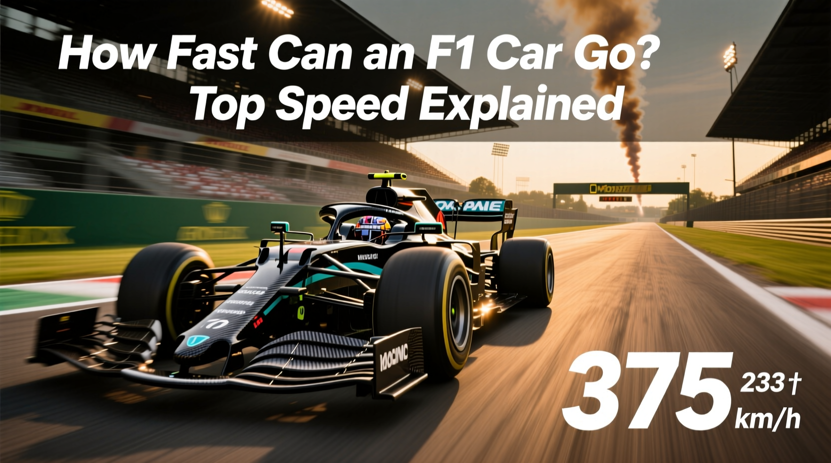 how fast f1 car can go