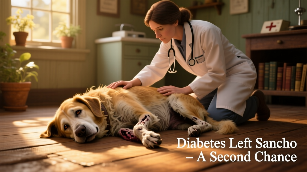 Diabetes Left Sancho on the Brink of Death. A Vet Gave Him a New Home for His Golden Years