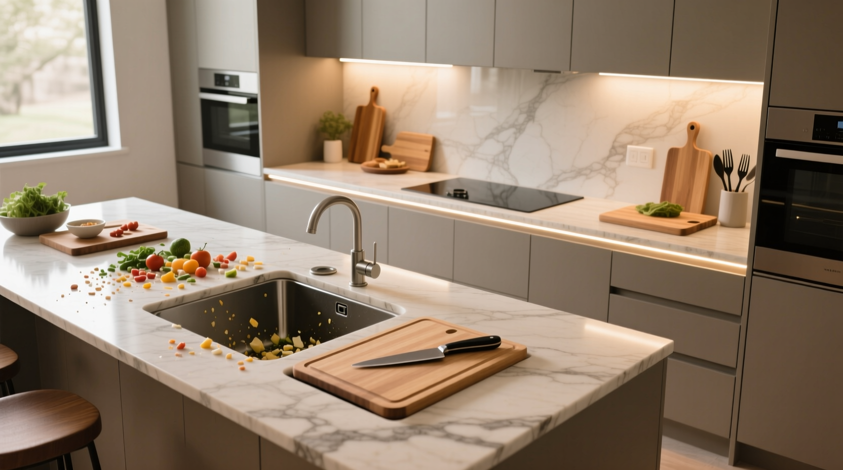 kitchen countertops good for messes