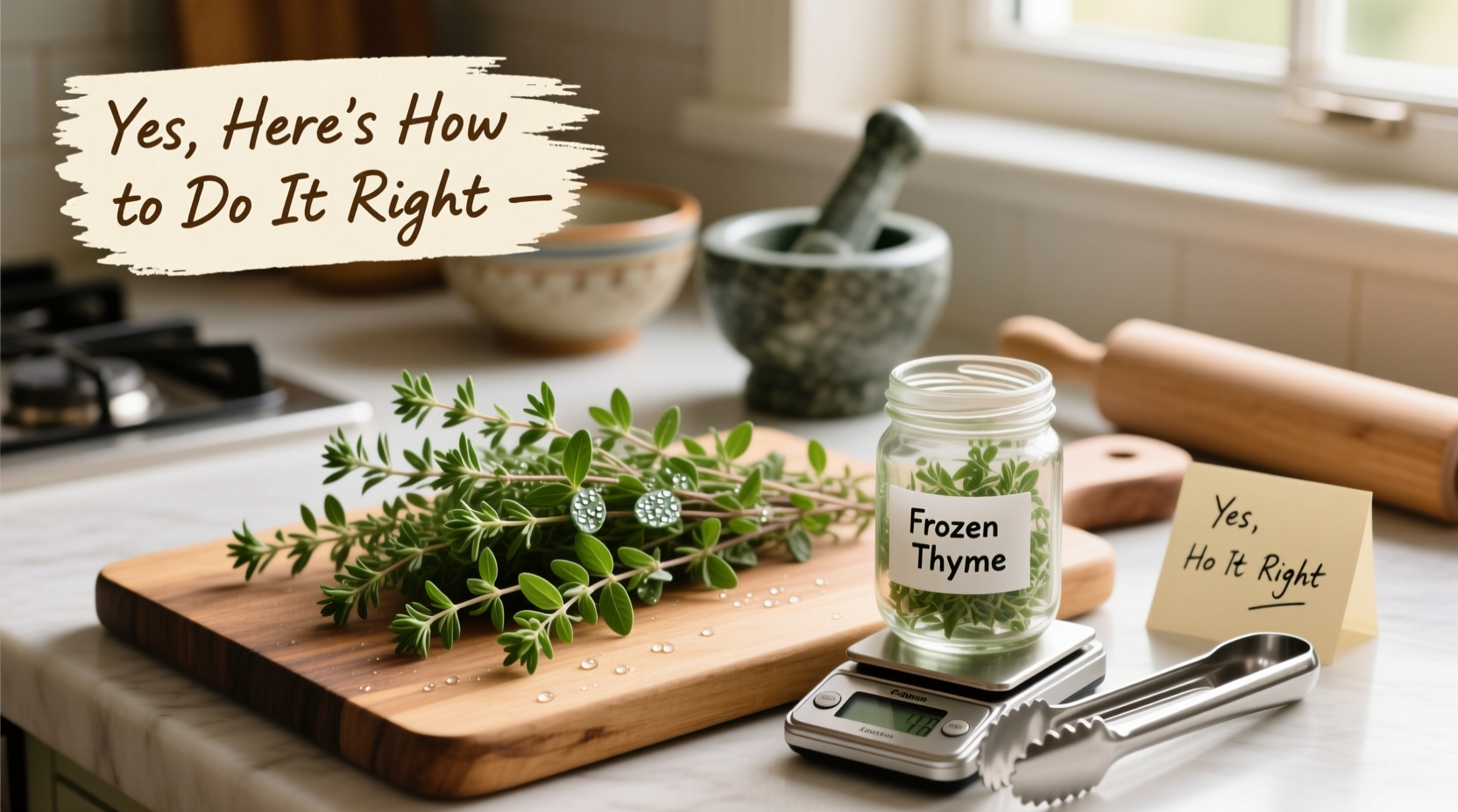 Freeze Thyme 3 Ways: Master the Best Method | TheHomeSprouts