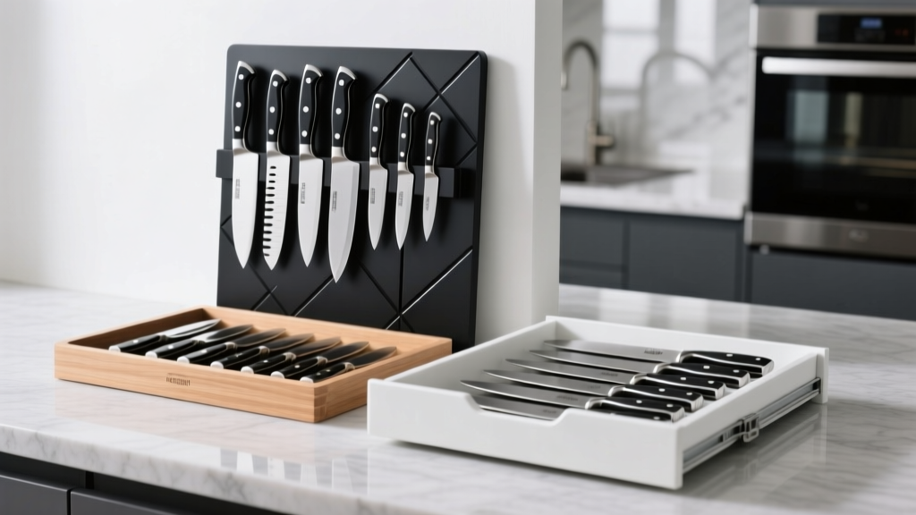 Kitchen Knife Block Alternatives: Magnetic Strip vs. In-D...