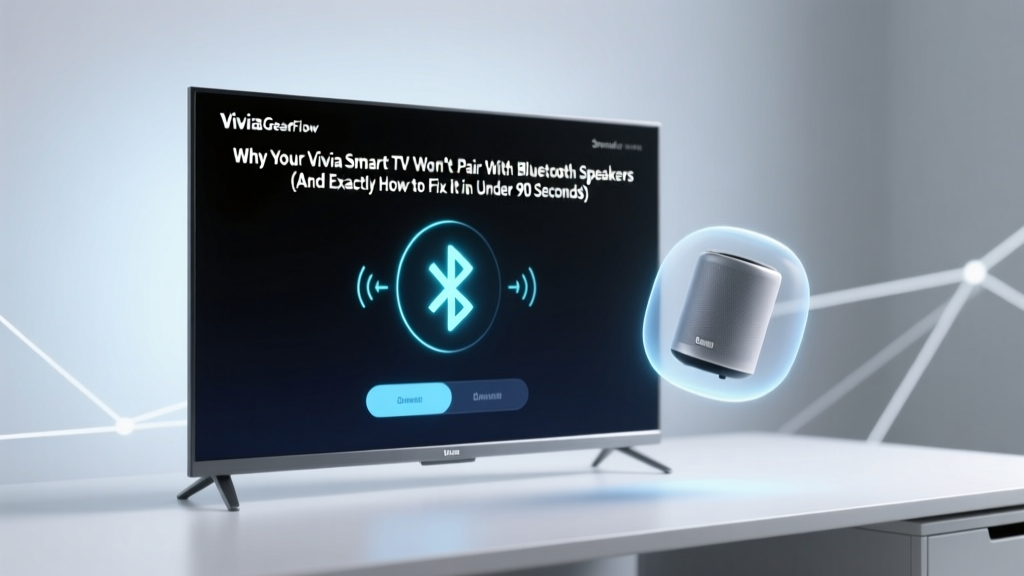 Vivia Smart TV Bluetooth Speaker Setup Guide