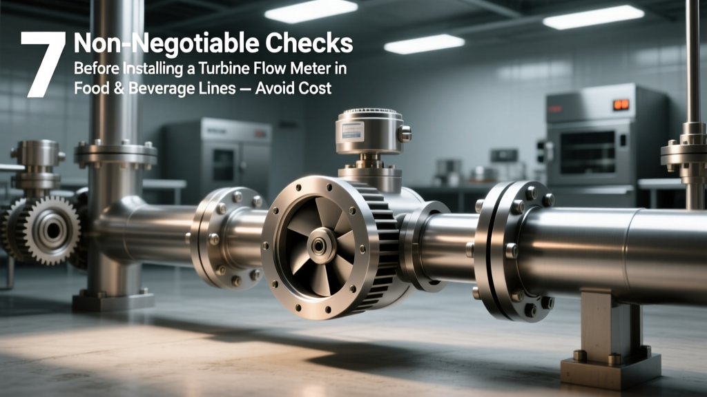 7 Must-Do Turbine Flow Meter Checks for Food & Beverage