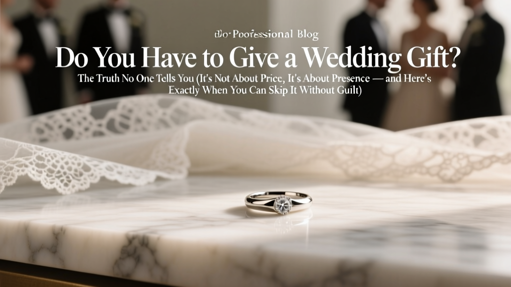 Do You Have to Give a Wedding Gift? (2026)