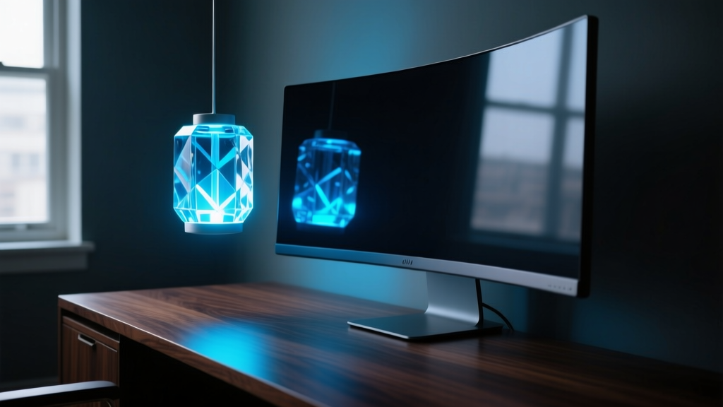 How to Set Up and Calibrate a Smart RGB Ice Lamp for Your Desk