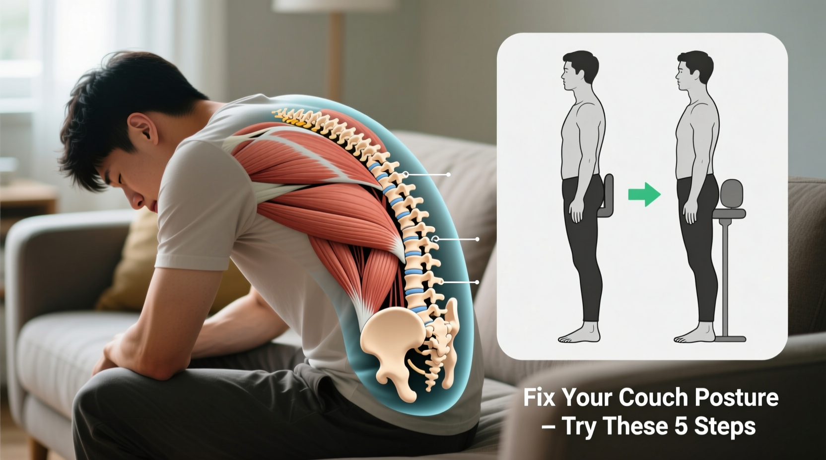 why does my back hurt after sitting on the couch posture fixes anyone can try
