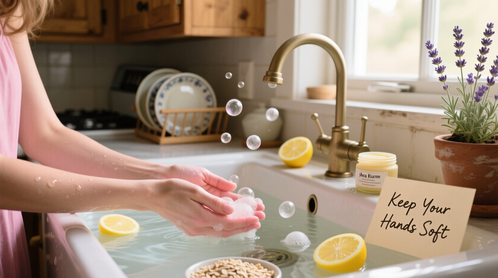 how to keep your hands soft despite frequent dishwashing