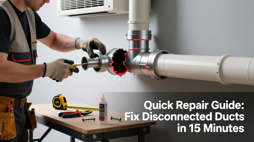 Fix Disconnected HVAC Ducts: Quick Repair Guide