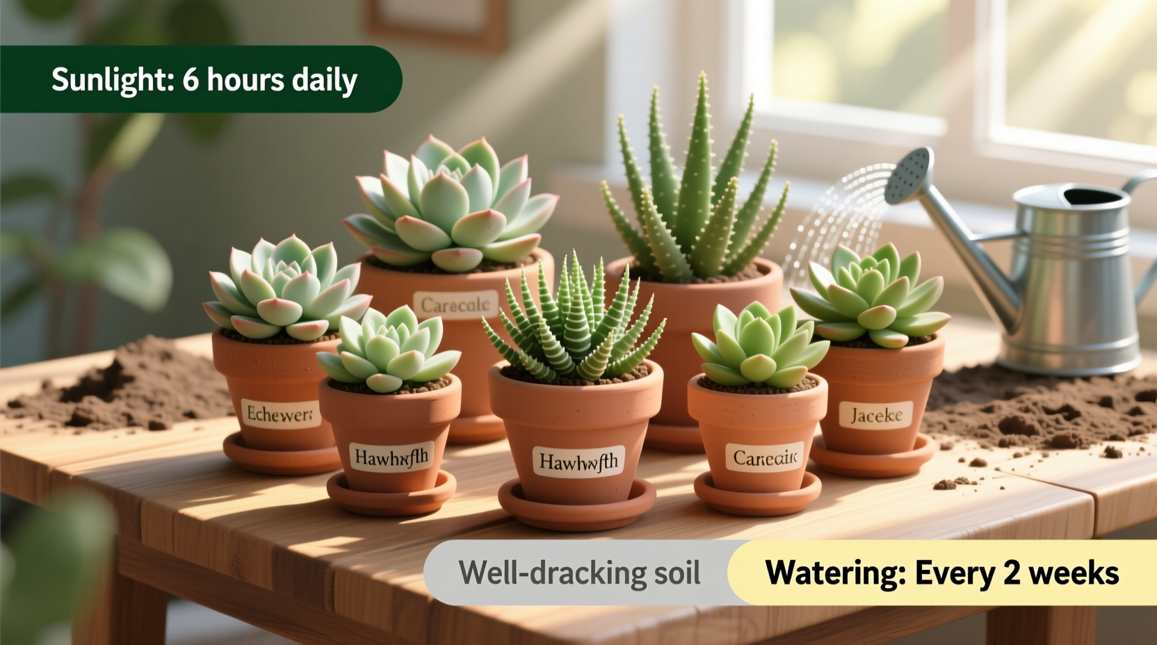 5 Succulent Care Tips for Beginners | TheHomeSprouts
