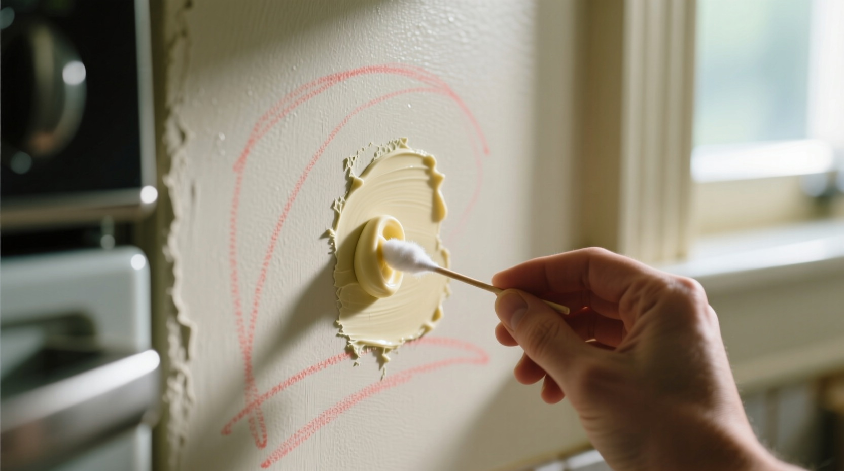 eco friendly cleaning remove crayon marks with mayo