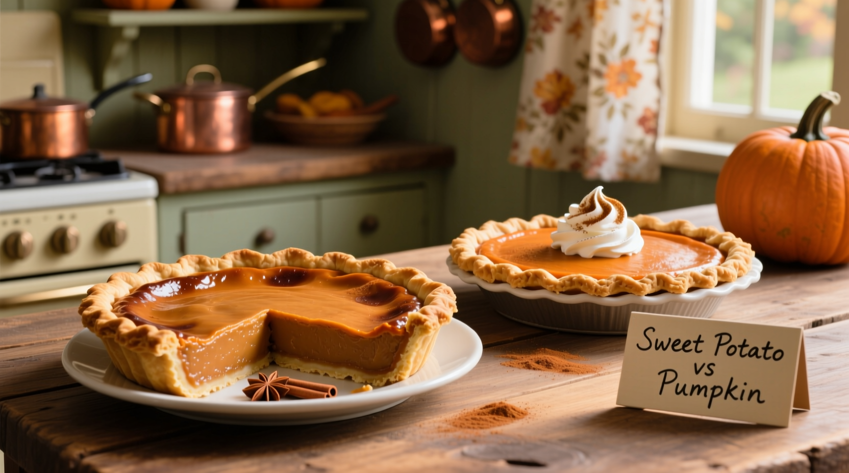 Sweet Potato vs Pumpkin Pie: Nutritional & Taste Comparison