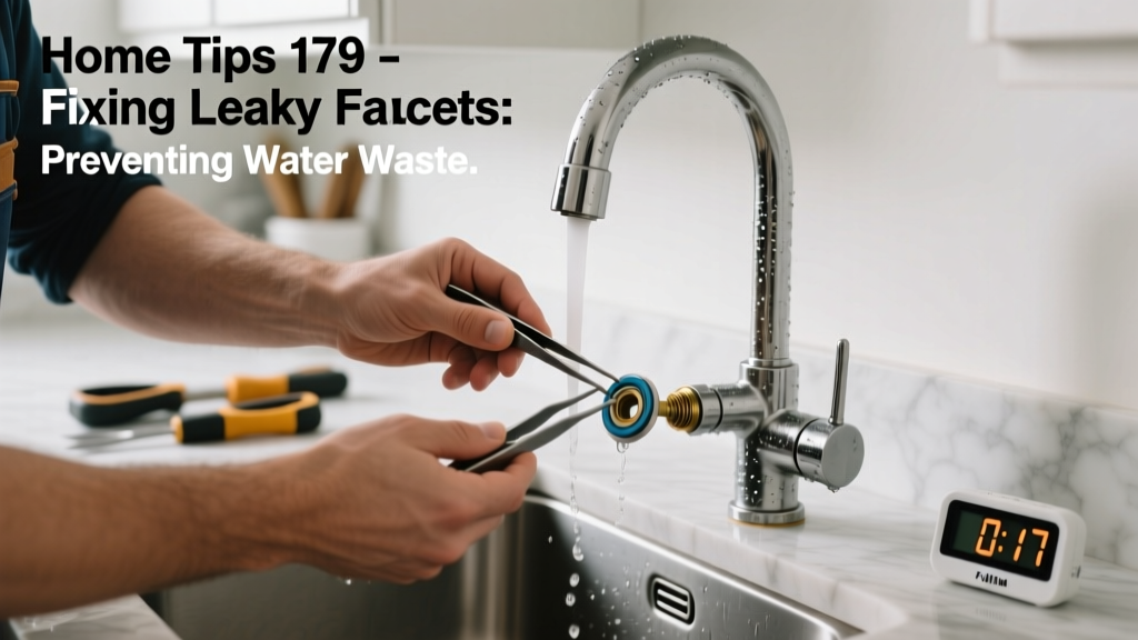 Home Tips 179: Fixing Leaky Faucets & Preventing Water Waste