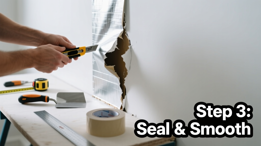 Fixing a Torn Wall Vapor Barrier: Step-by-Step Repair