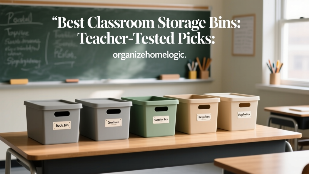 Best Classroom Storage Bins: Teacher-Tested Picks