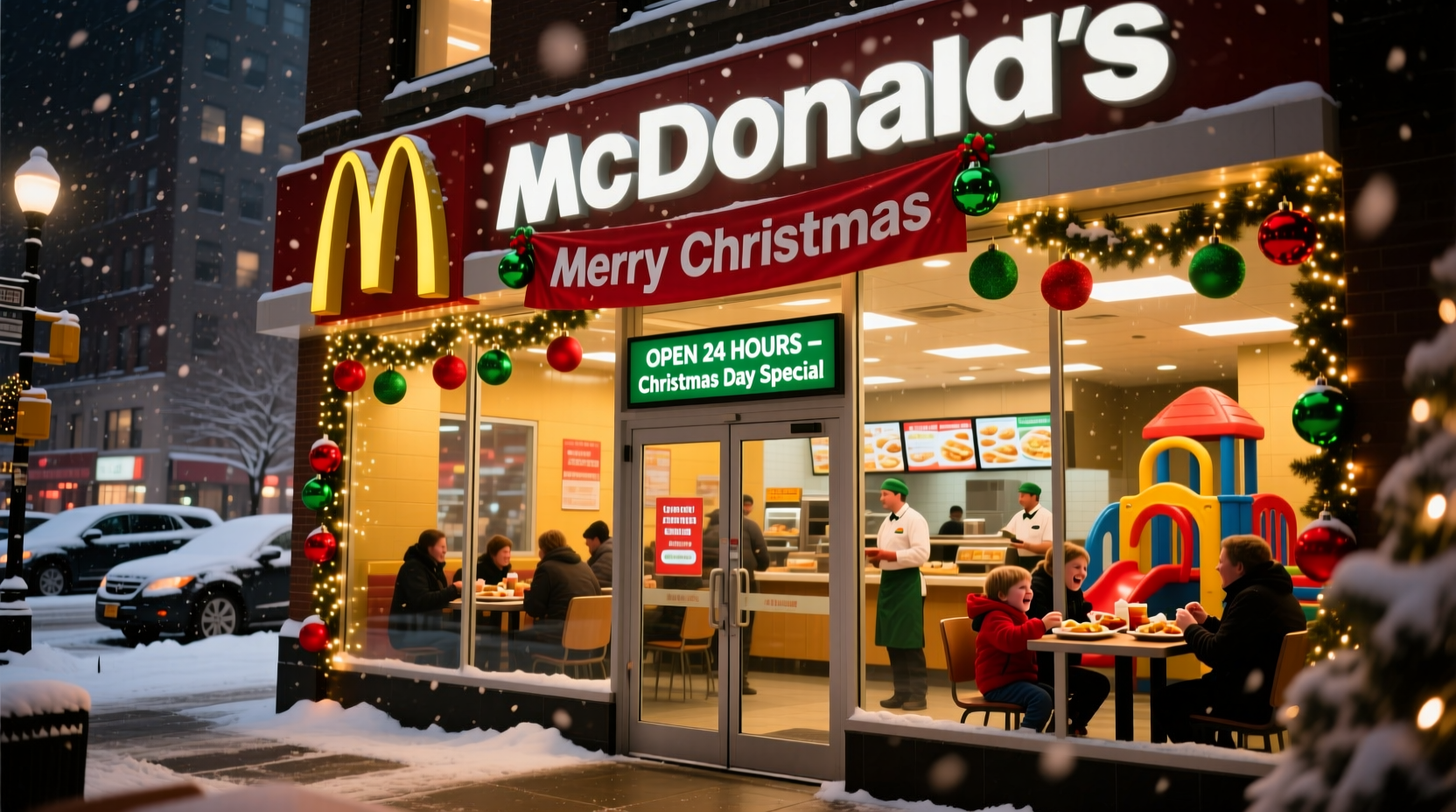 are mcdonalds open on christmas