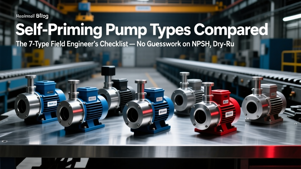 7 Self-Priming Pump Types: NPSH, Clog & Dry-Run Guide