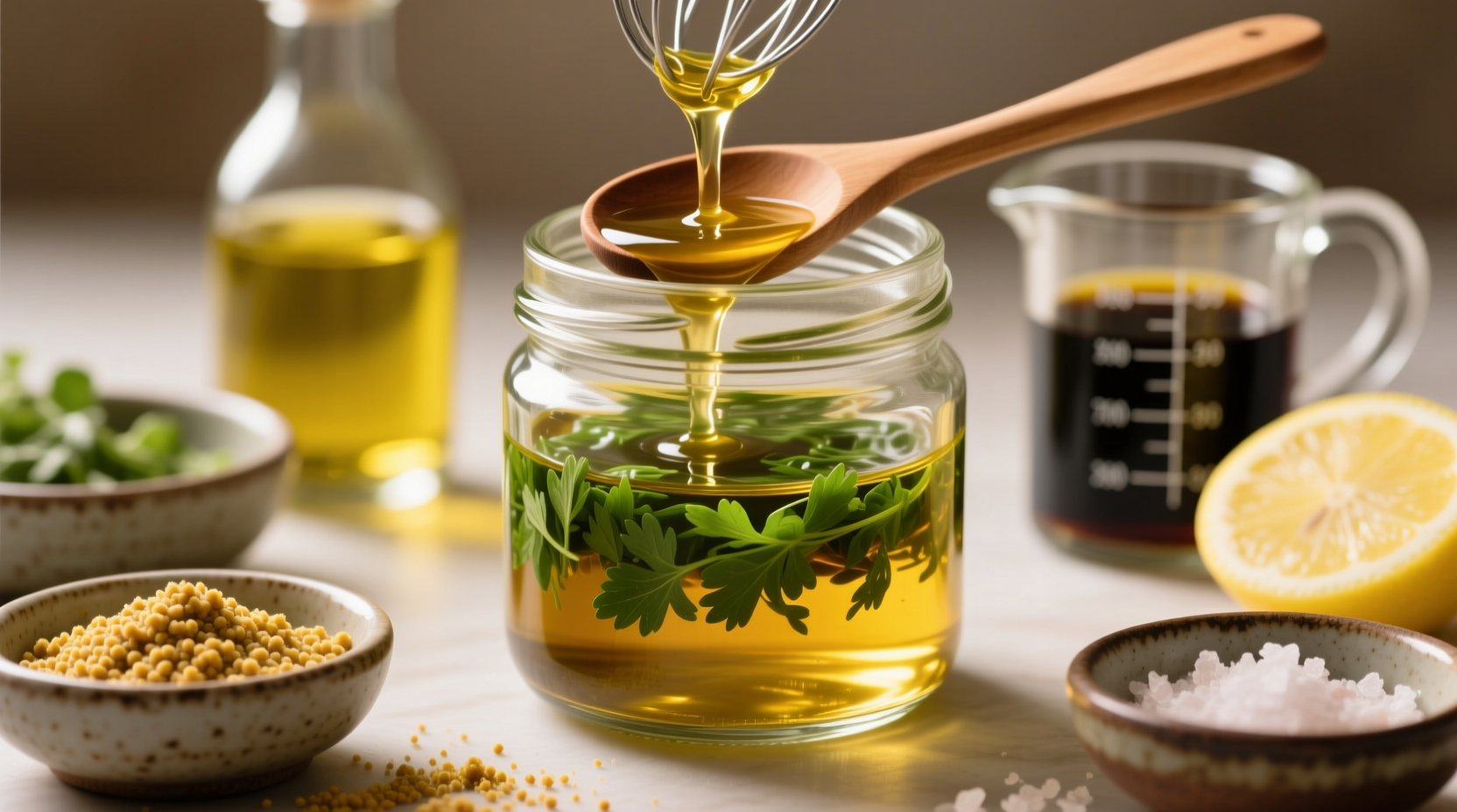 Kitchen Hacks Tips: Emulsify Dressing Without Mustard or Xanthan