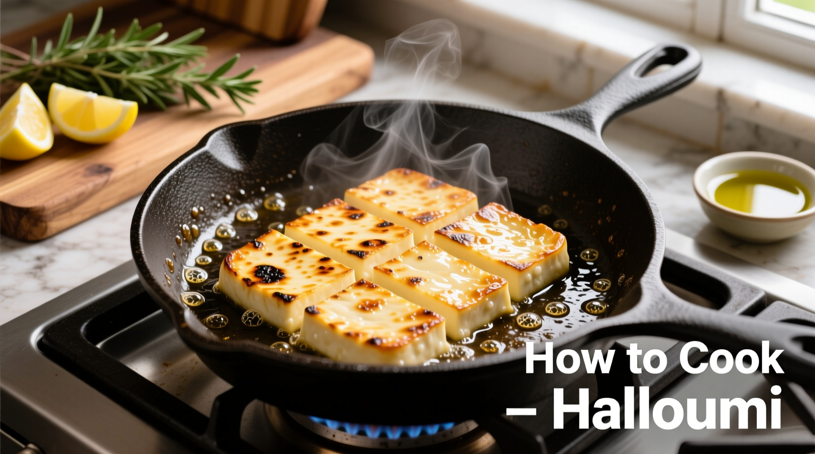 how to cook halloumi
