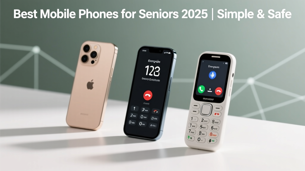Best Mobile Phones for Seniors 2025 | Simple & Safe