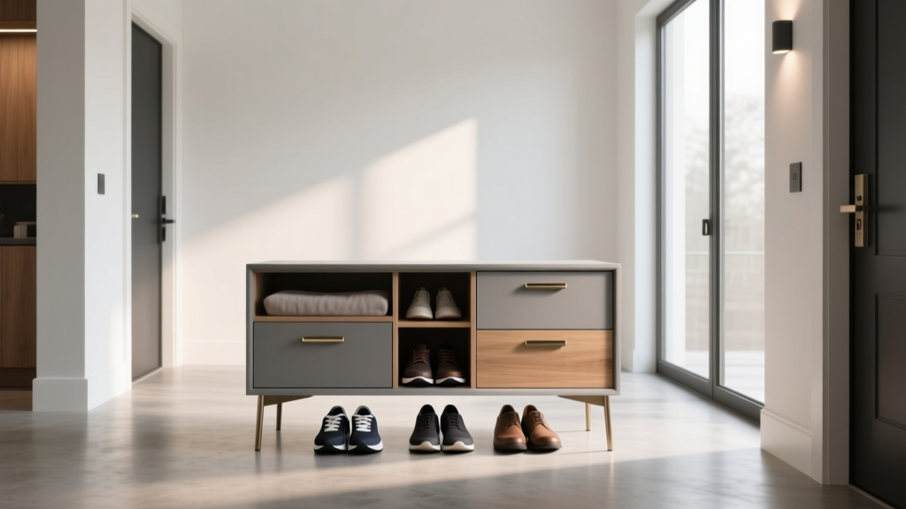 Shoe Storage Entryway Tables: Smart Space Solutions