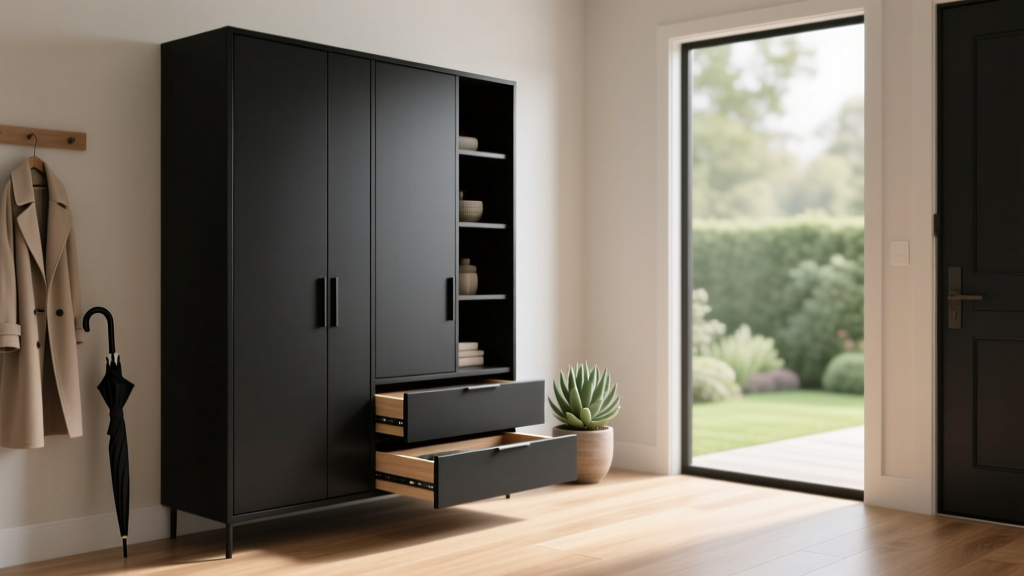 Black Entryway Cabinet with Ample Storage: Where to Buy