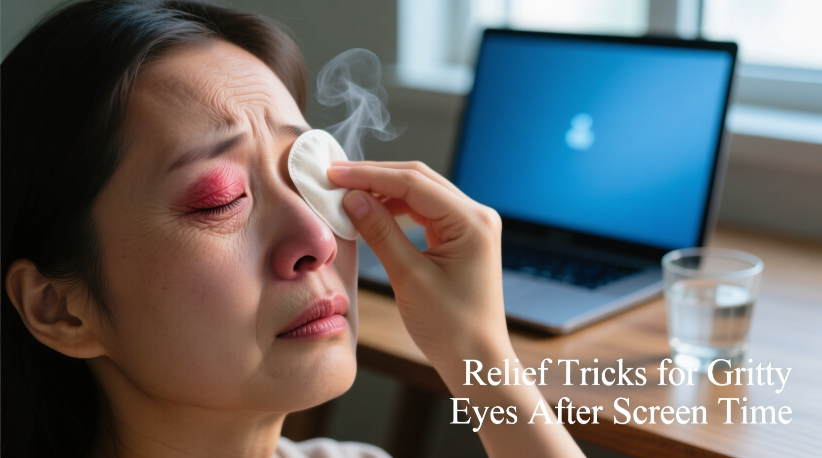 why do my eyes feel gritty after screen time simple relief tricks