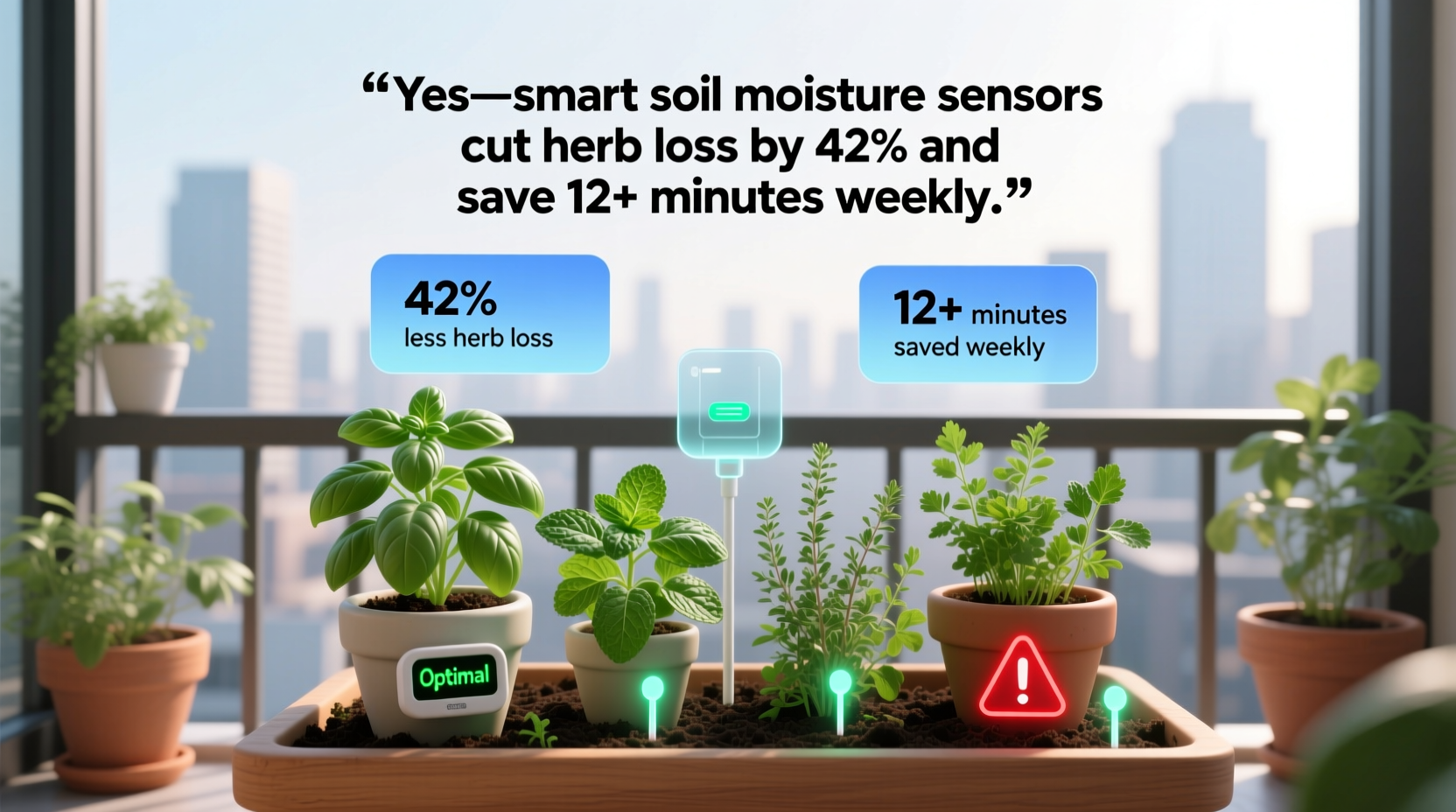 Smart Soil Sensor Worth It for Balcony Herbs?