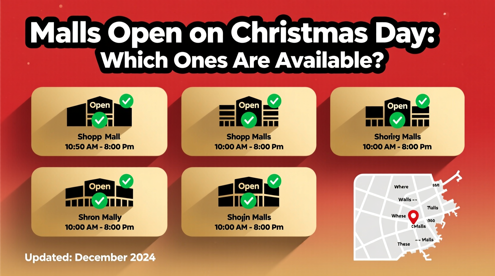 what mall is open on christmas day