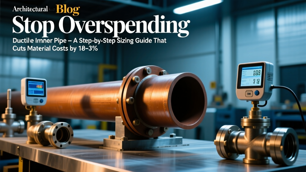 Ductile Iron Pipe Sizing Guide: Cut Costs 18–32%