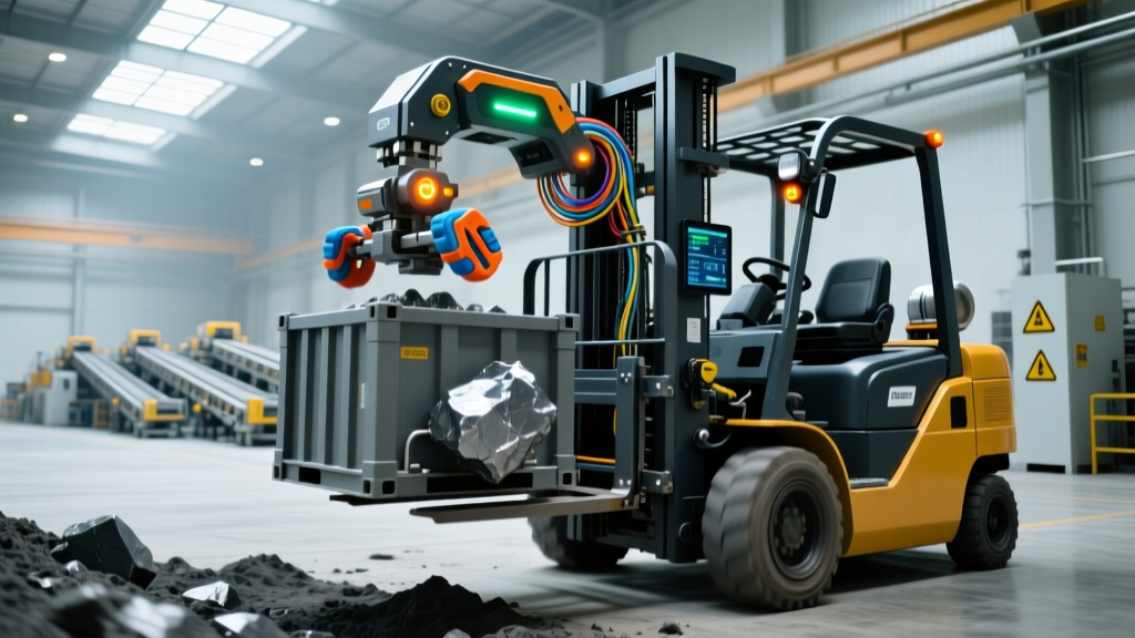 Smart Forklift Attachments for Mining Material Handling Equipment