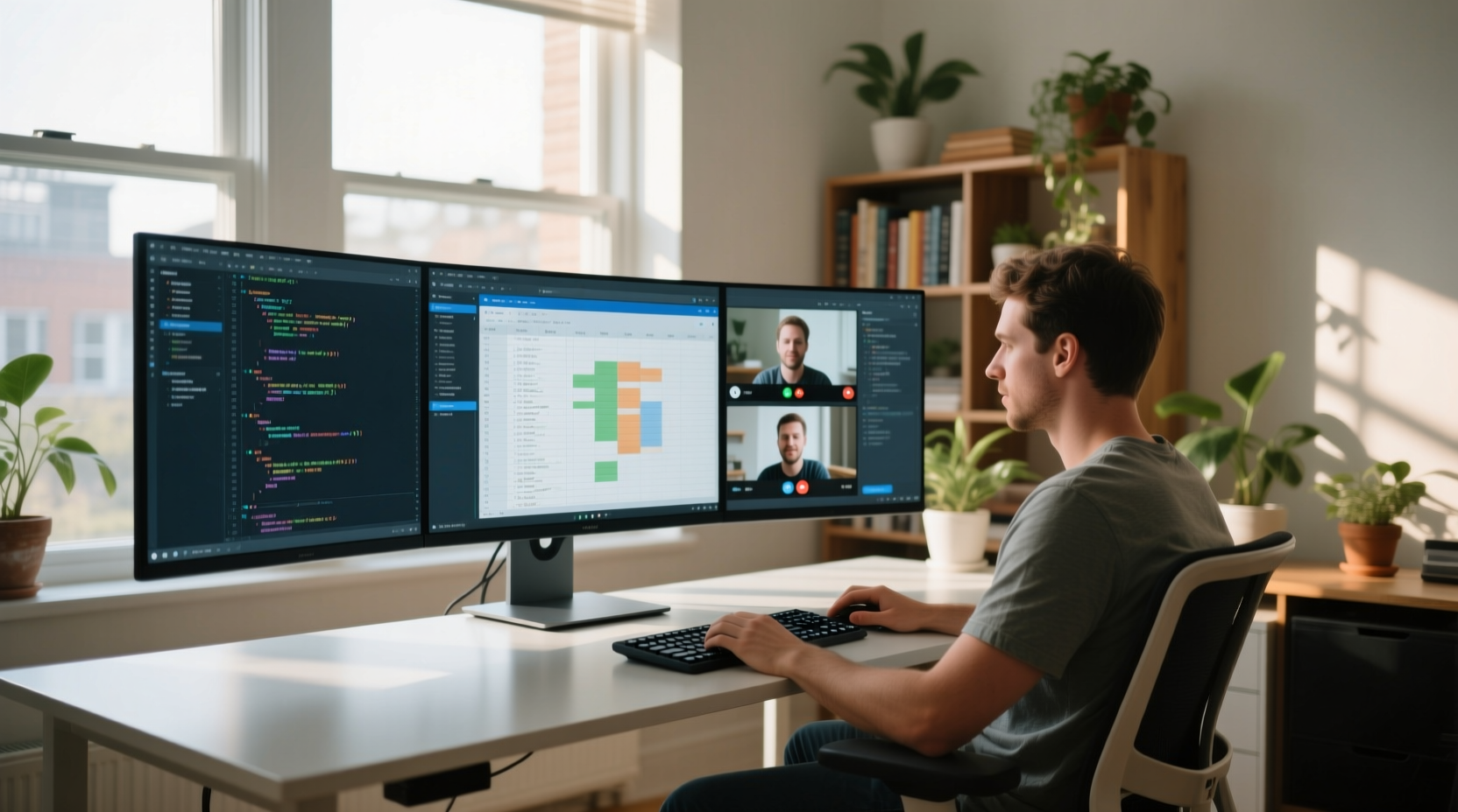 how using an ultrawide monitor boosted my productivity