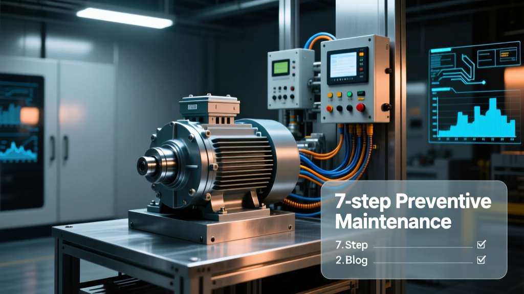 7-Step Induction Motor PM Checklist: Cut Downtime 63%