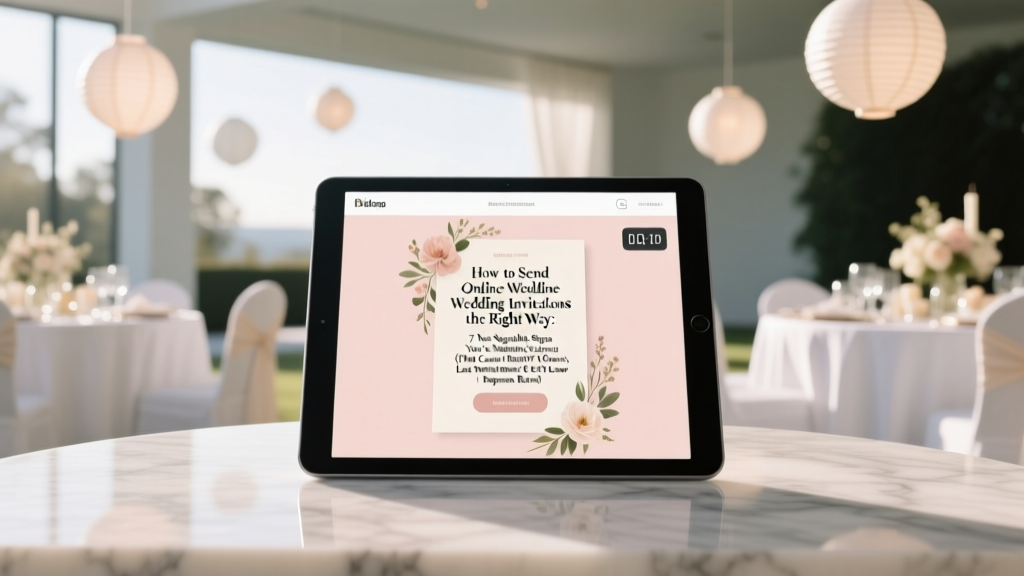 Online Wedding Invitations: 7 Steps to 40% More RSVPs