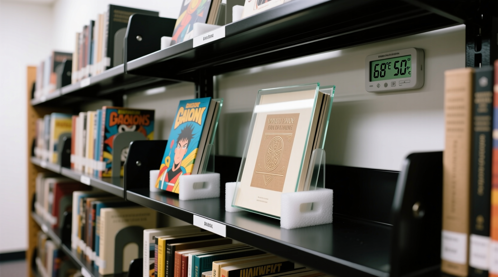 closet organization tips for graphic novels