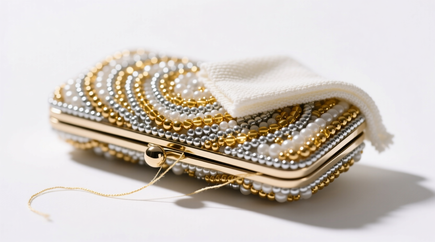 how to clean beaded clutch bags safely