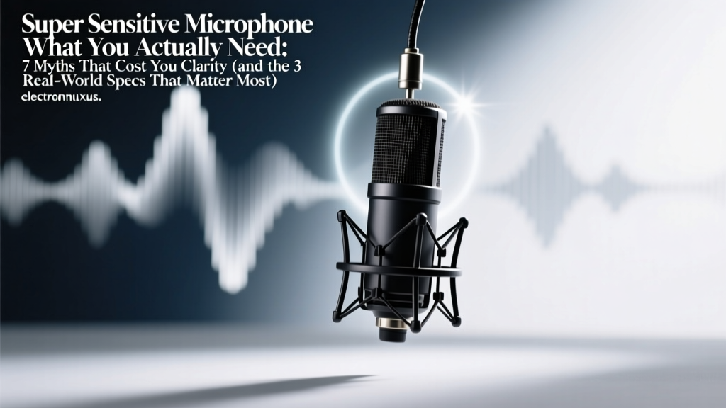 Super Sensitive Microphone What You Actually Need: 7 Myths That Cost You Clarity (and the 3 Real-World Specs That Matter Most)