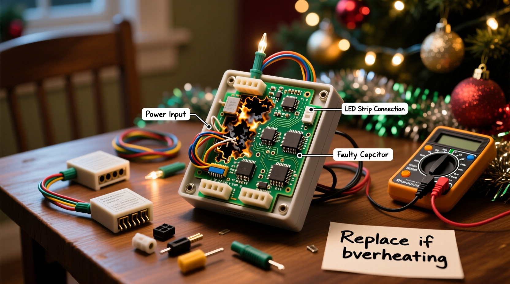 Why Did My Christmas Light Controller Fail And How To Replace It, image size:1664x928