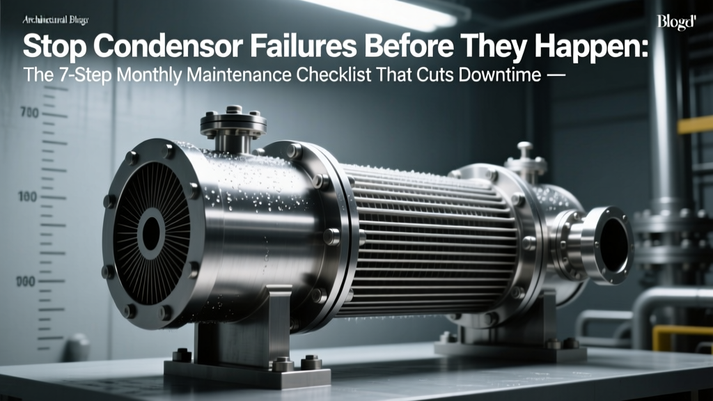 7-Step Condenser Maintenance Checklist: Cut Downtime 63%