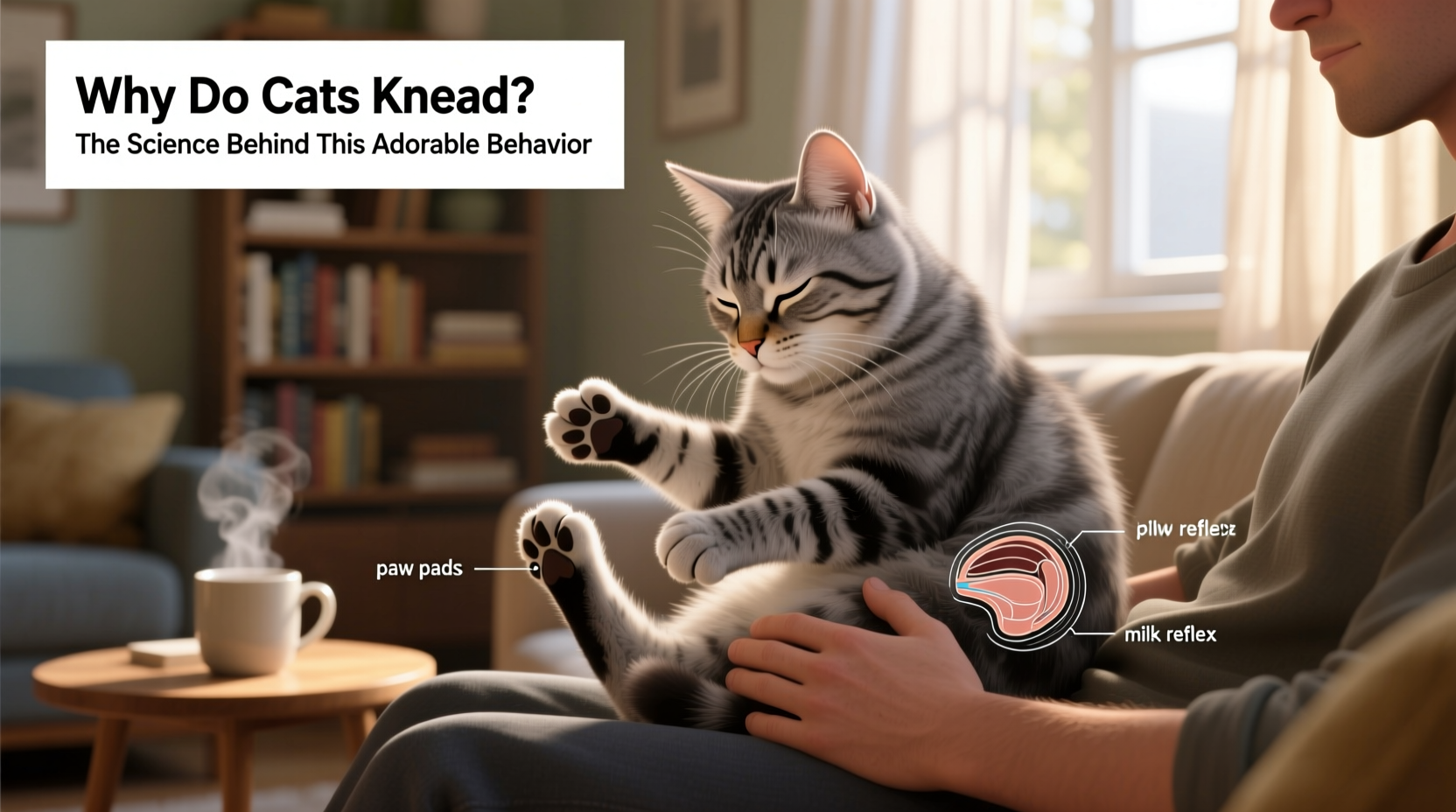 why do cats knead your lap the science behind this adorable behavior