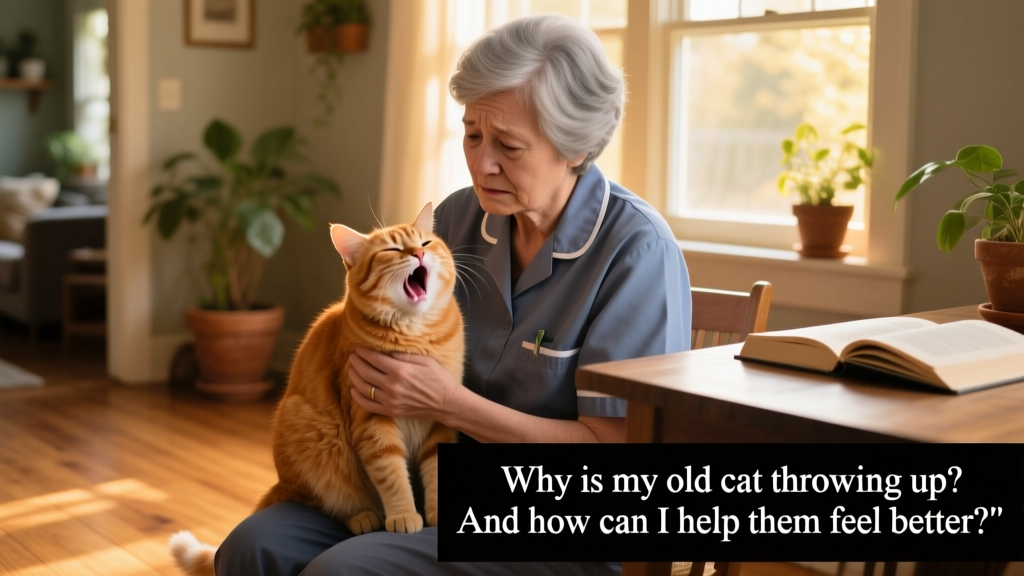 Why Is My Old Cat Throwing Up? And How Can I Help Them Feel Better?