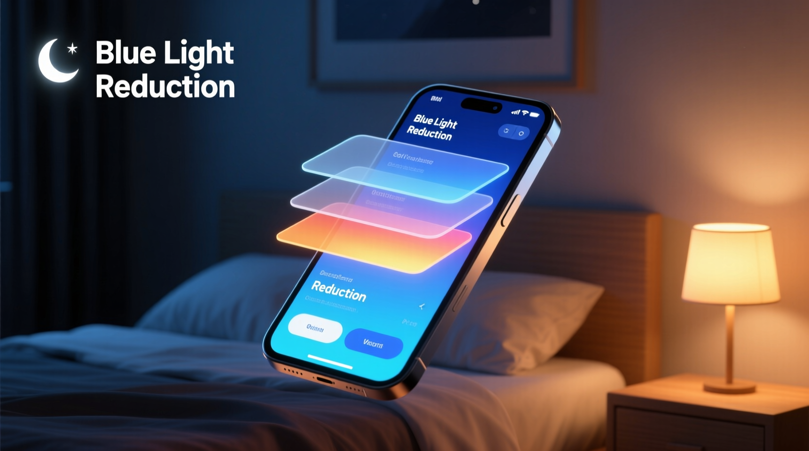 how to reduce blue light exposure at night without affecting screen clarity