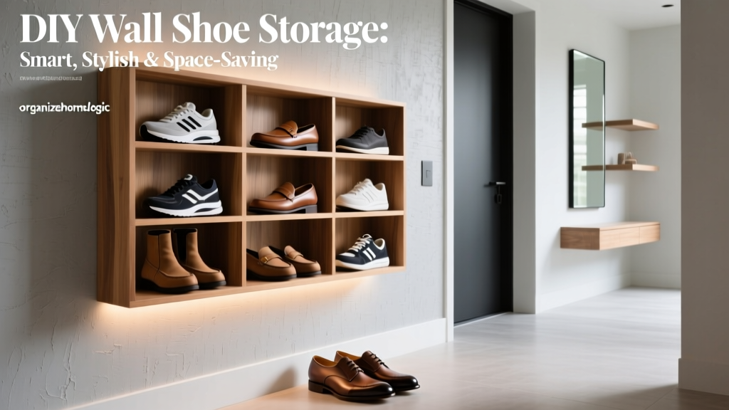 DIY Wall Shoe Storage: Smart, Stylish & Space-Saving
