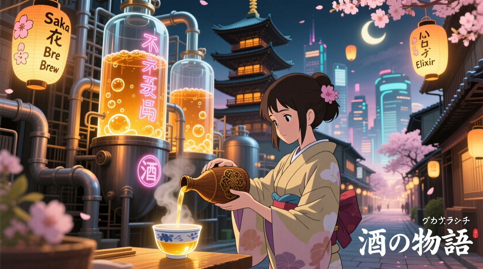 alcohol in anime culture from sake scenes to fictional breweries