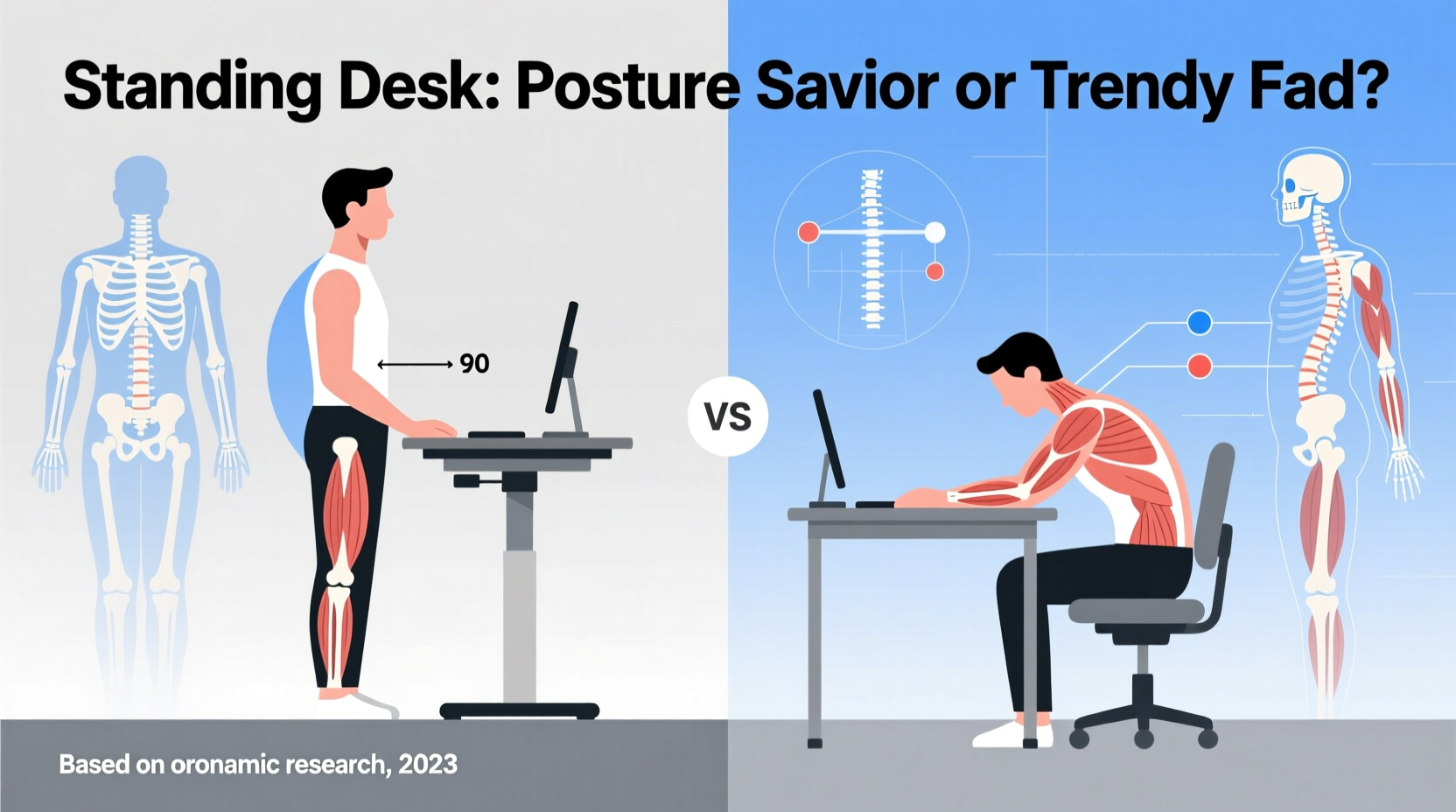 is a standing desk really better for your posture or just trendy