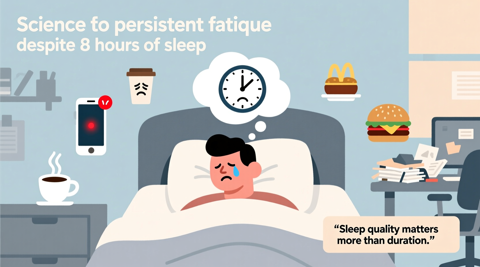 why do i feel tired after sleeping 8 hours possible lifestyle culprits explained