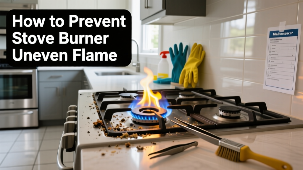 How to Prevent Stove Burner Uneven Flame
