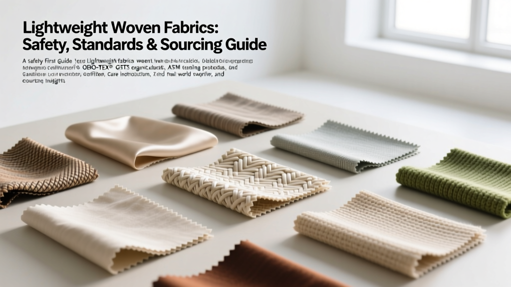Lightweight Woven Fabrics: Safety, Standards & Sourcing Guide