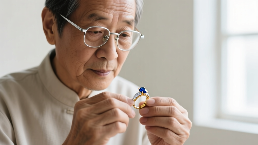Close-up of a jeweler