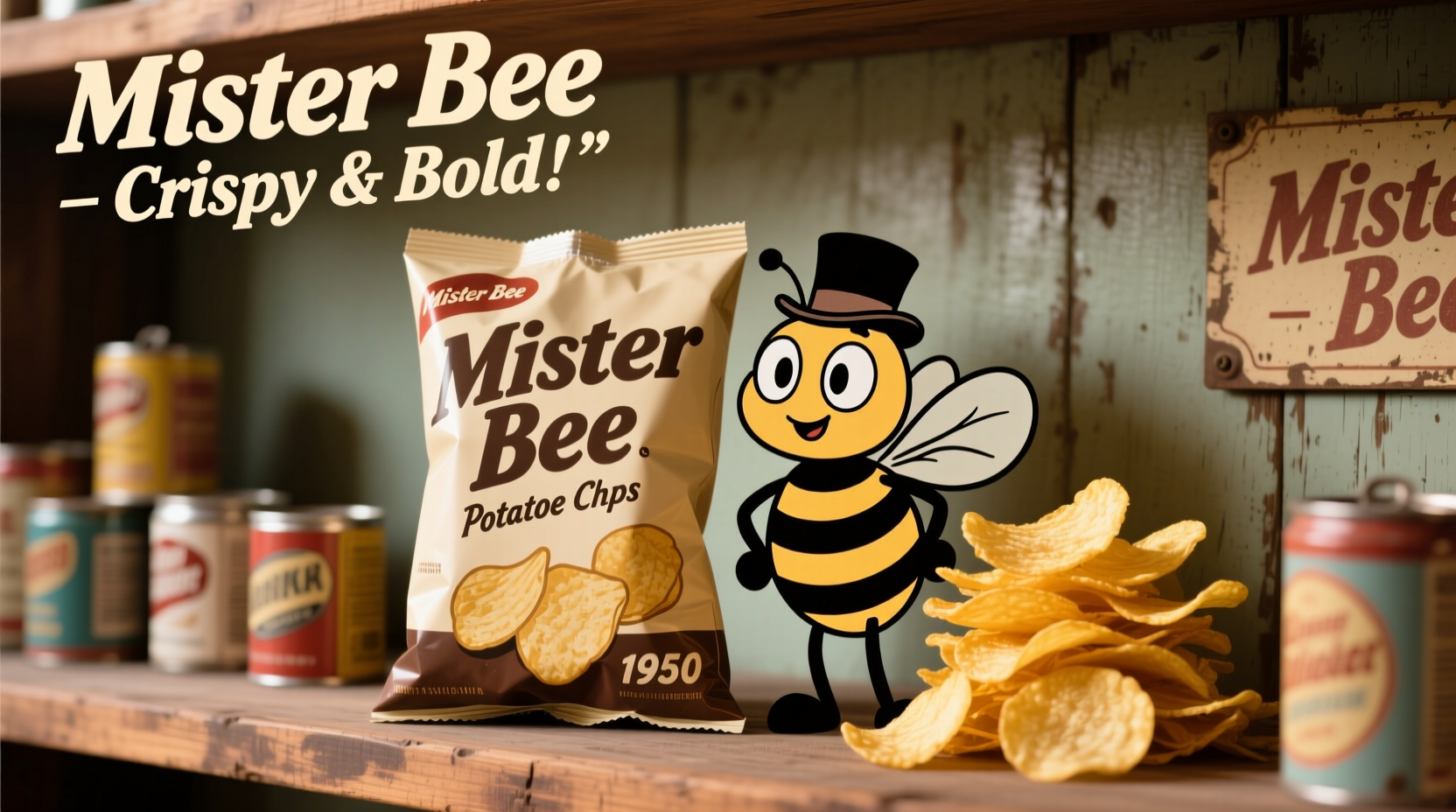 mister bee potato chips  history and modern reality