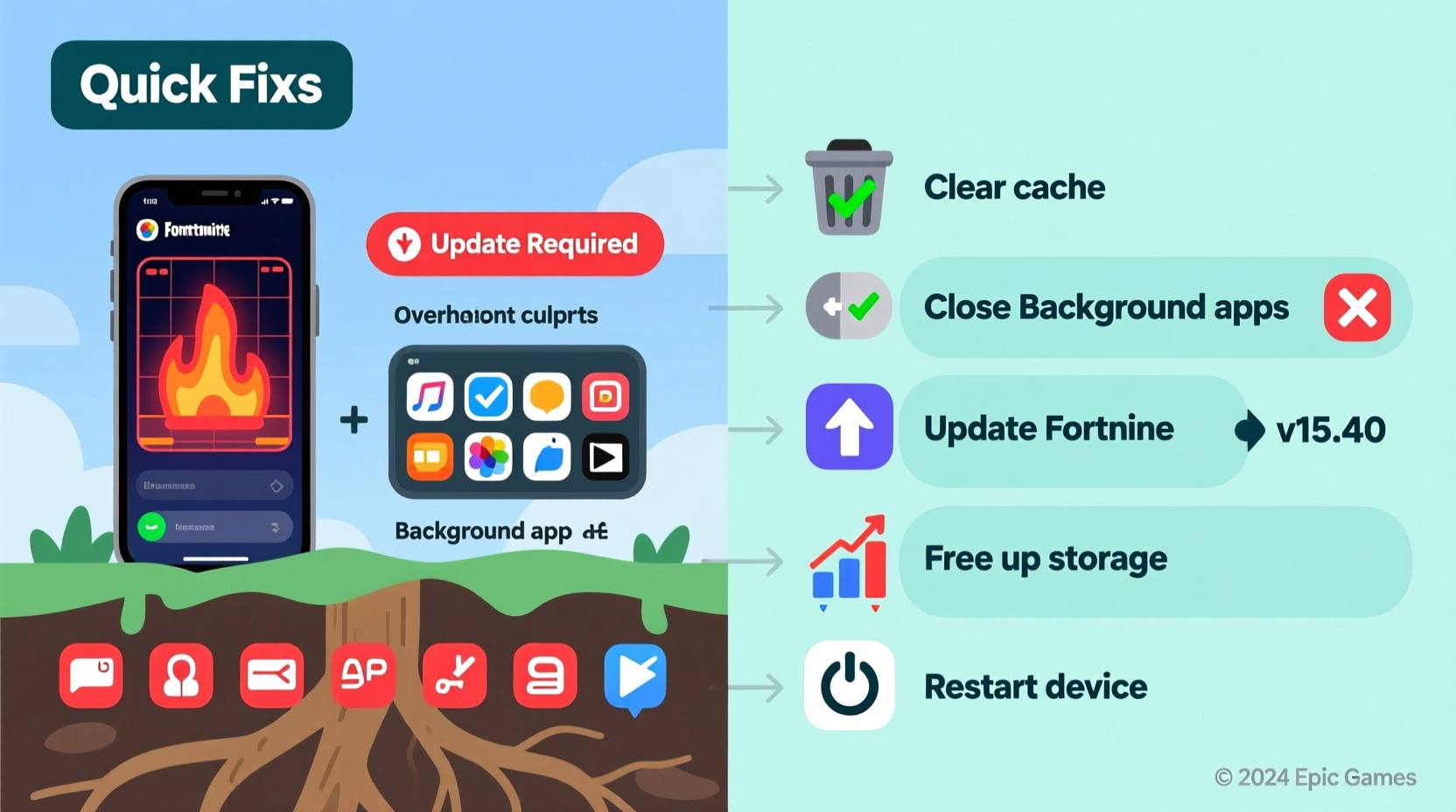 why does fortnite keep crashing on mobile devices quick fixes